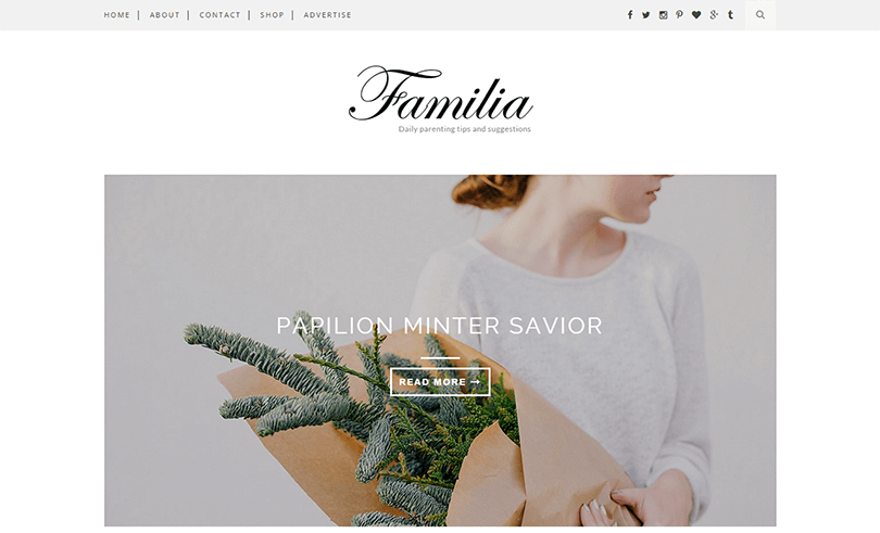 template personal blogger responsive premium